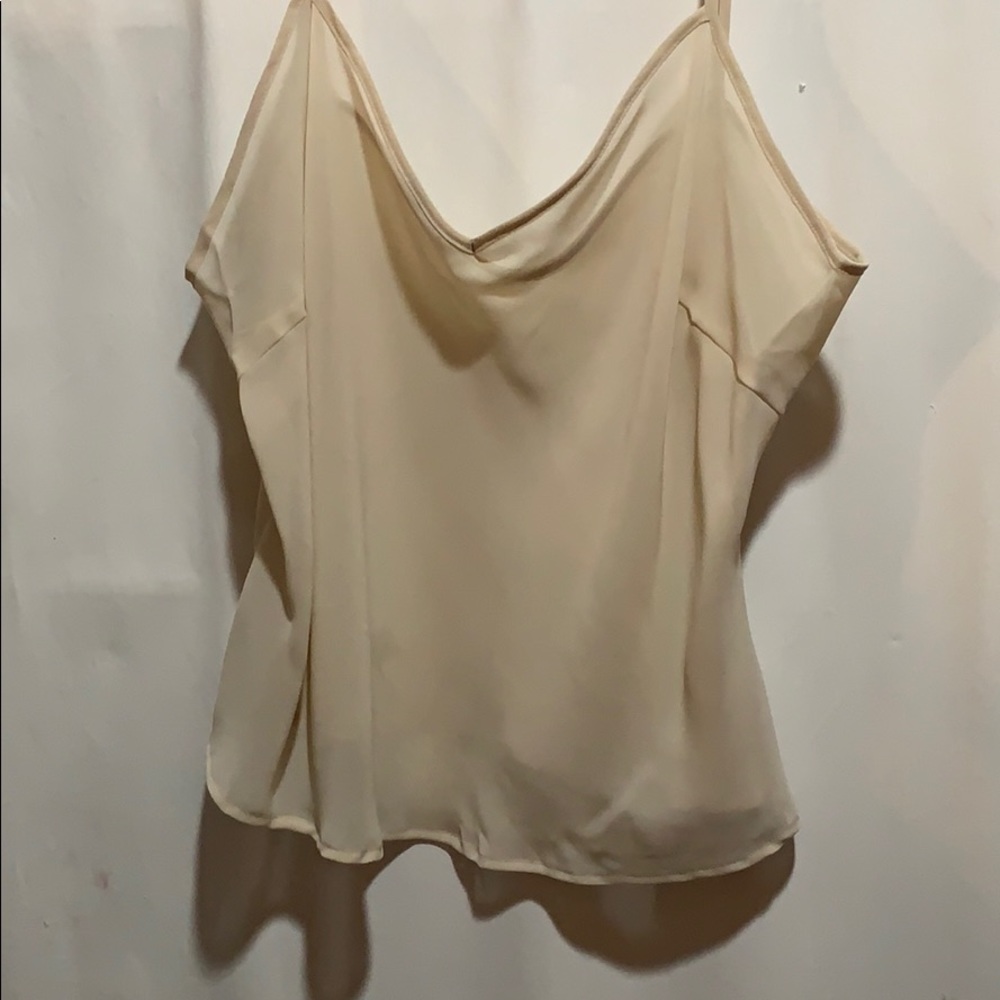 SHEER NUDE CAMI SZ 1X ADJUSTABLE STRAPS NO TAGS